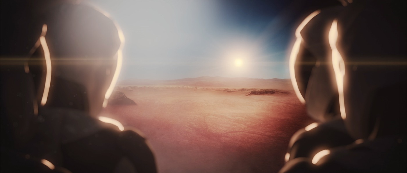 SpaceX's crewed Mars concept. The real launch decision depends on working systems and measured data.